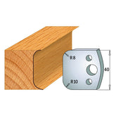 CMT 690.003 PROFILE KNIVES FOR INSERT SHAPER SYSTEM SP 1-37/64”x5/32”  (40x4mm)